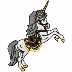 Horses Embroidery Design 6